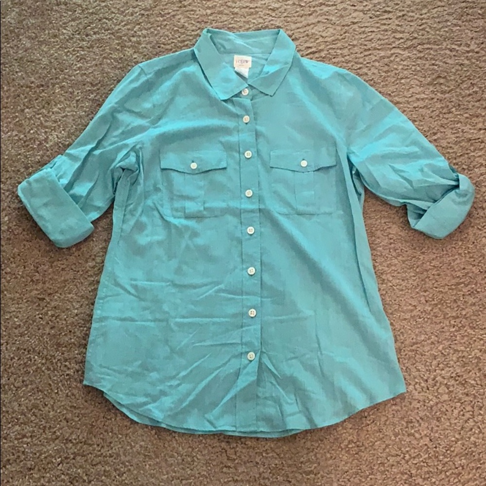 Barely worn, J.Crew button down, Sz S.